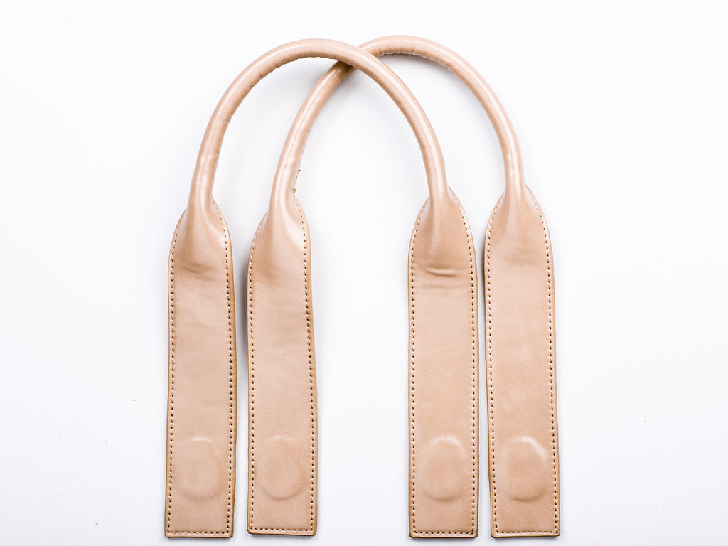 Sobo Fashion Long Nude Eco-Leather Handles