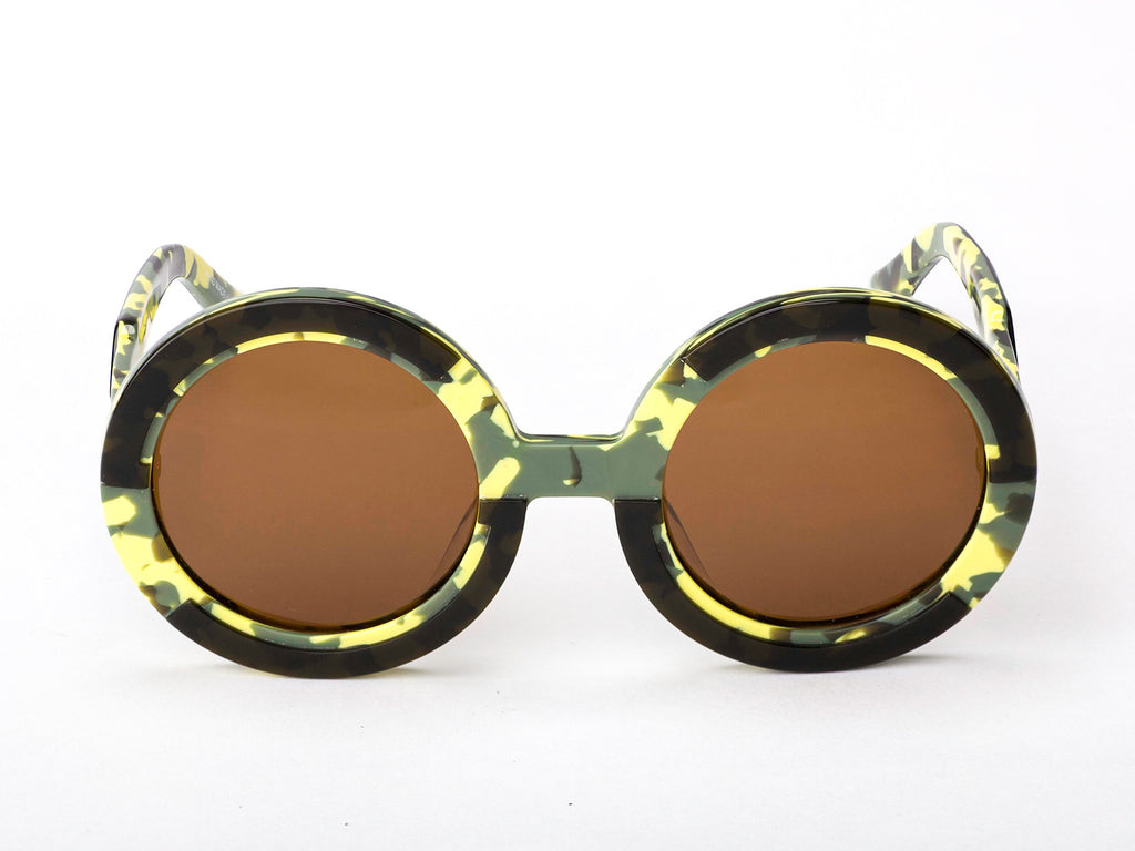 Sobo Sunglasses Camo Frame With Brown Lens