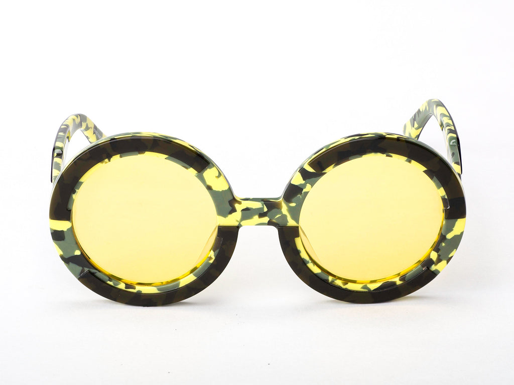 Sobo Sunglasses Camo Frame With Yellow Lens