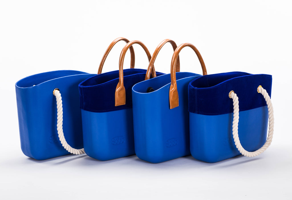Snorkel Blue Special Set with Amber Handles